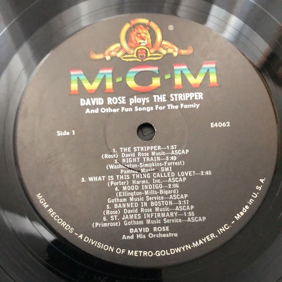 David Rose The Stripper Vinyl Lp - Picture 4 of 11
